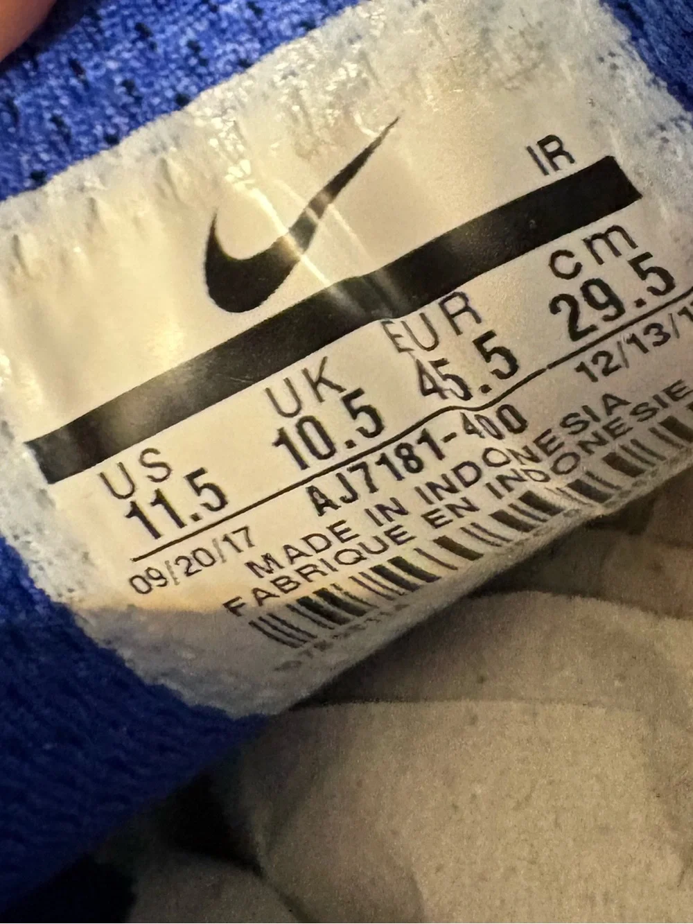 Nike Air Max‎ Plus NS GPX sneakers Men’s 11.5  Hyper Blue large 